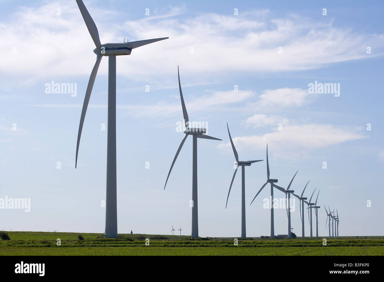 Wind power plant Stock Photo - Alamy