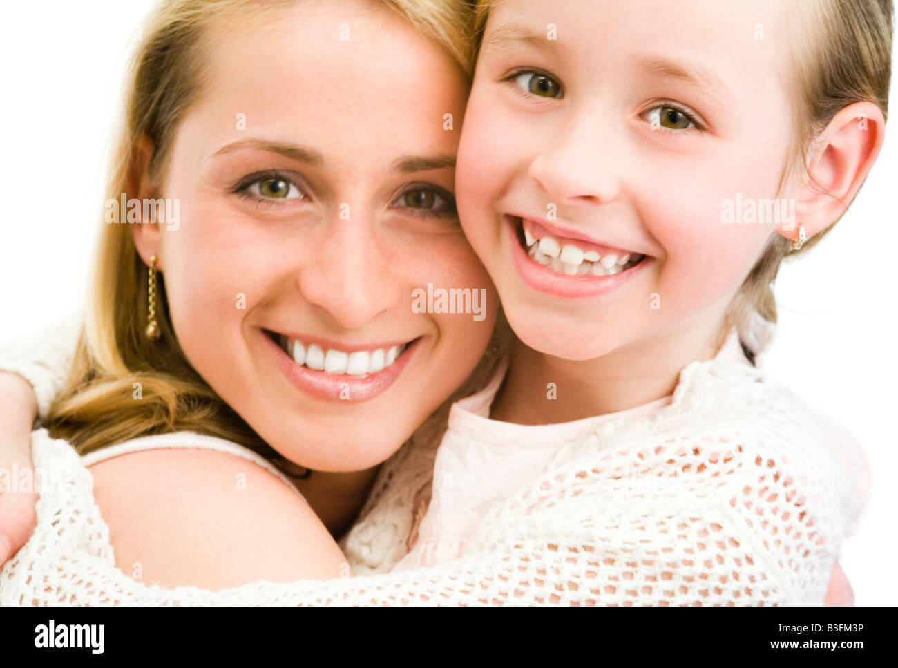 Blond Mother And Child Stock Photo - Alamy