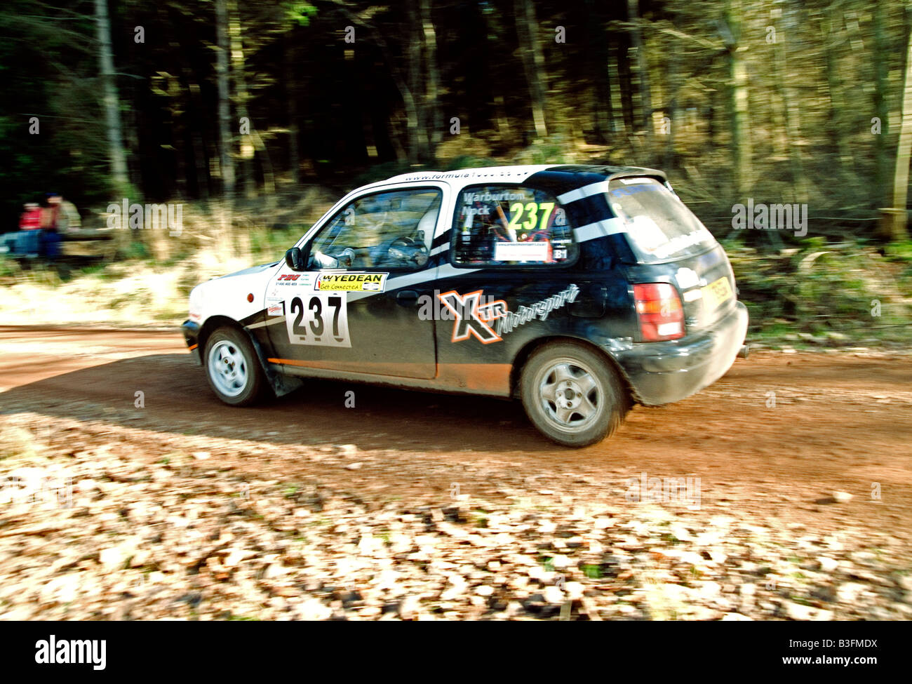 Nissan Micra Rally Car Stock Photo - Alamy