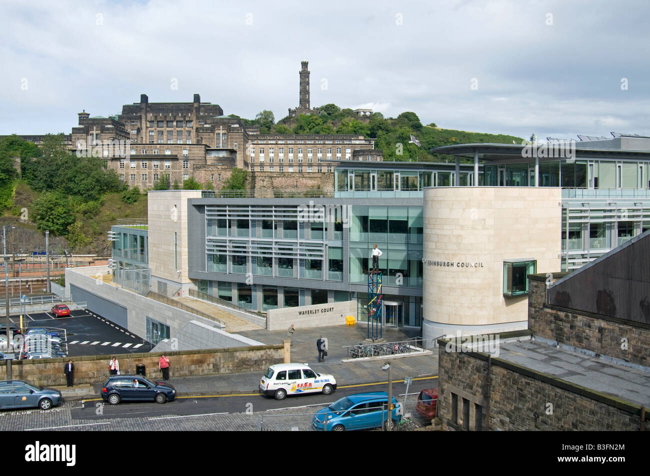 Edinburgh City Council Offices Headquarters Stock Photo