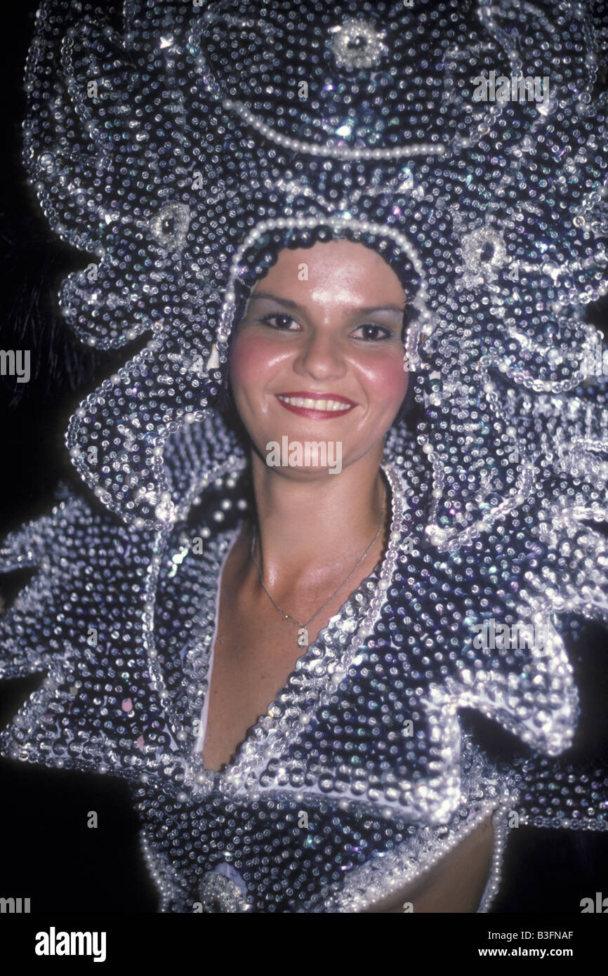 Girl in carnival costume, Brazil Stock Photo - Alamy