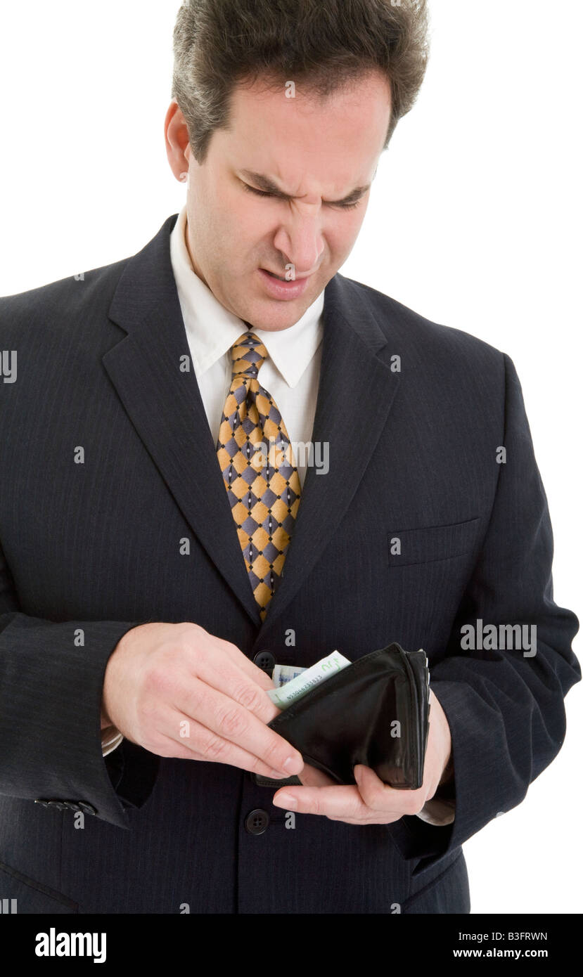 manager with wallet Stock Photo - Alamy