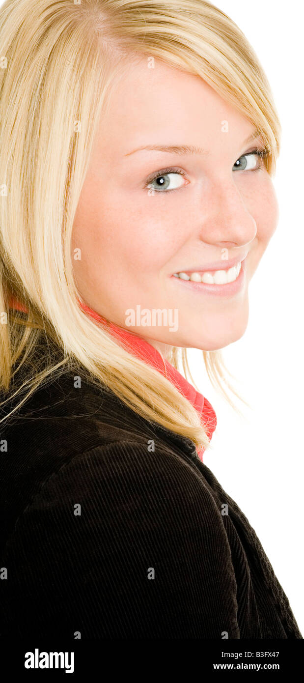 blond girl Stock Photo