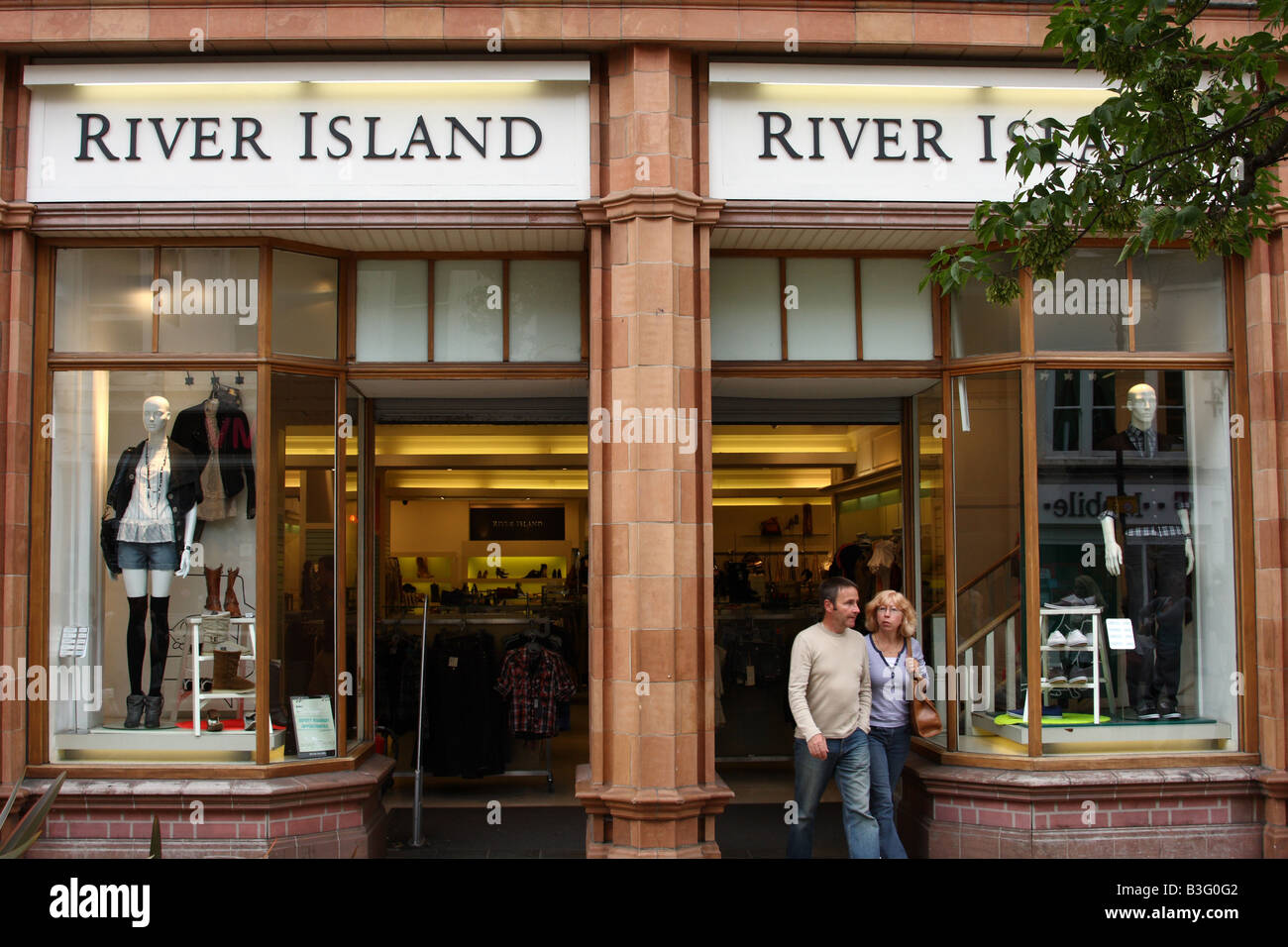 River Island store, High Street, Lincoln, England, U.K. Stock Photo