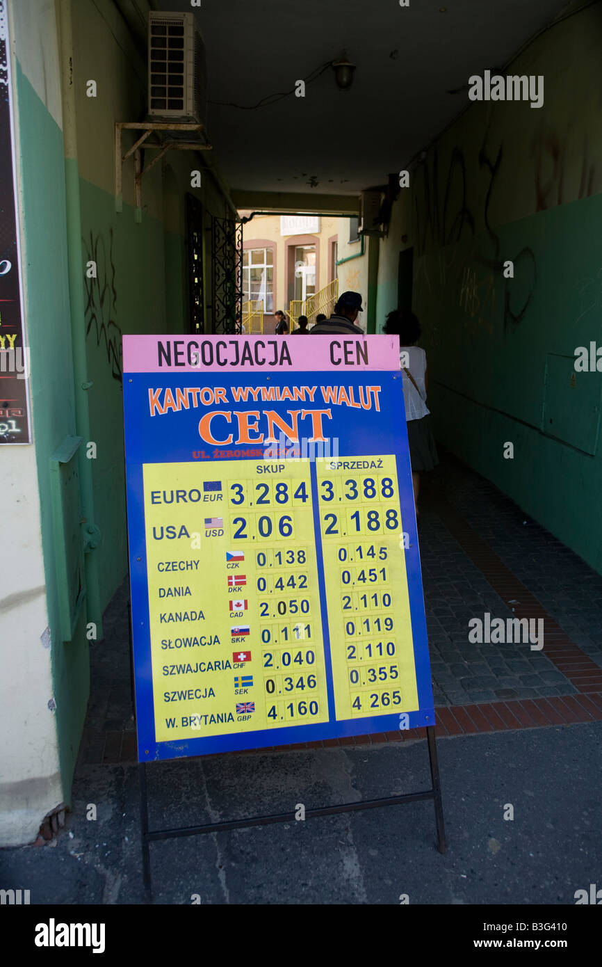 Money exchange poland hi-res stock photography and images - Alamy