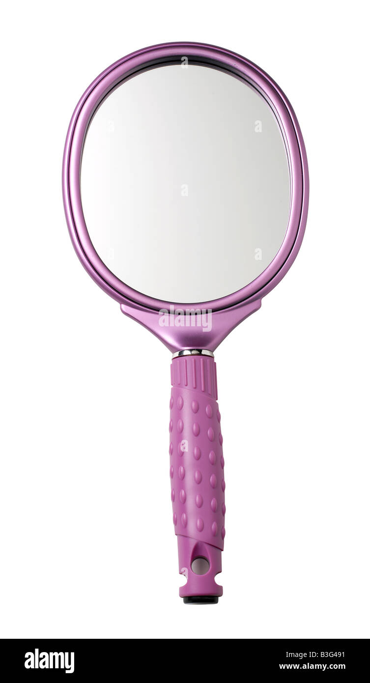 Hand held mirror Stock Photo Alamy