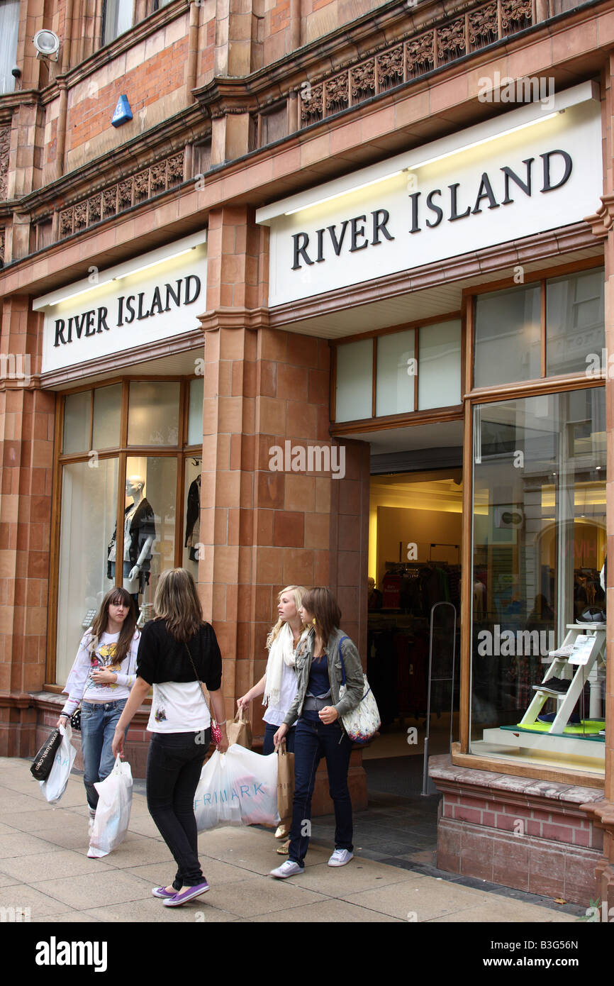 River Island store, High Street, Lincoln, England, U.K. Stock Photo
