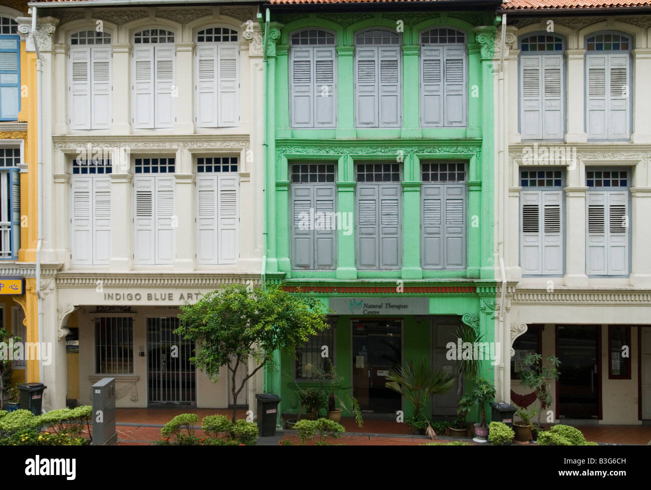 Singapore shophouses hires stock photography and images Alamy
