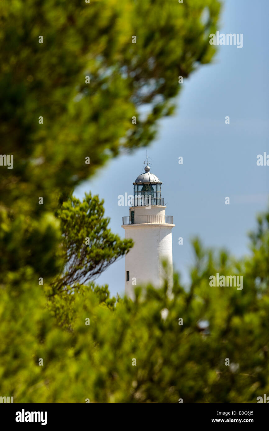 Lighthouse, Formenera Stock Photo