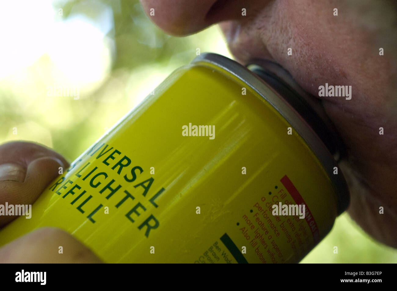Inhaling Butane High Resolution Stock Photography and Images - Alamy