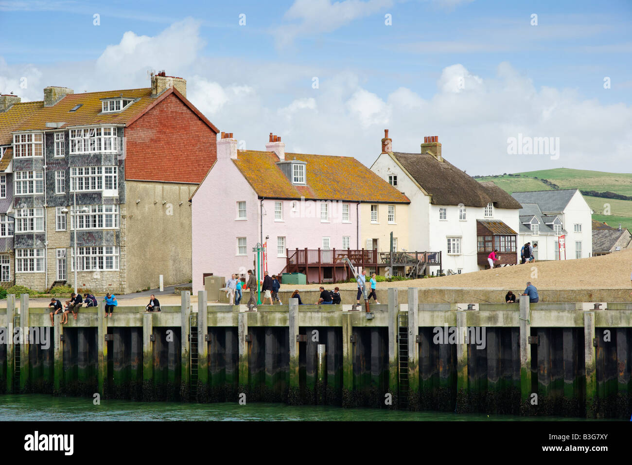 West Bay Dorset Stock Photo Alamy
