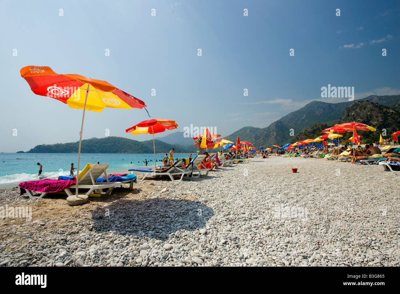 Olu Deniz beach Turkey Stock Photo