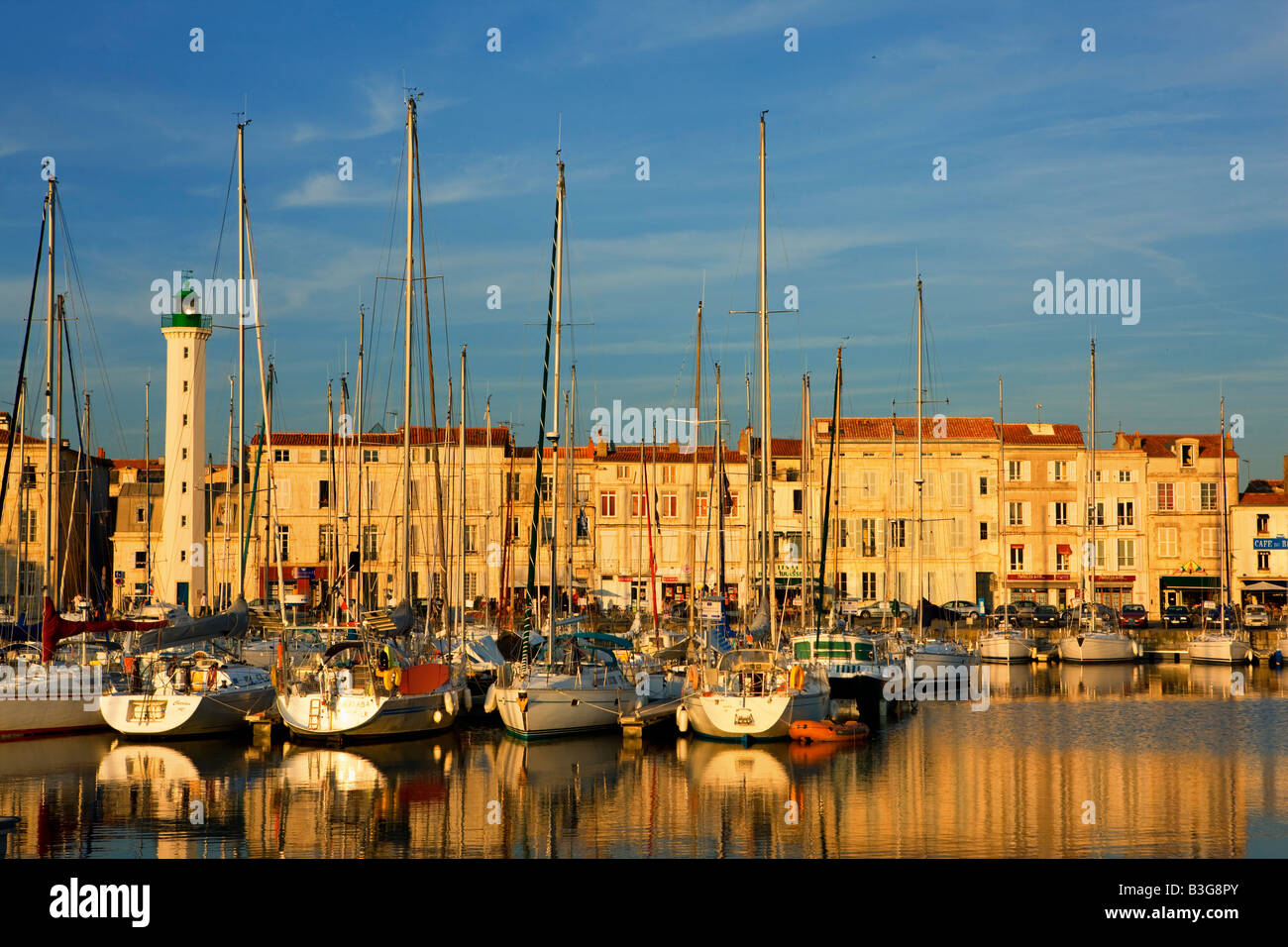 La Rochelle harbour in Poitou Charentes  France Stock Photo