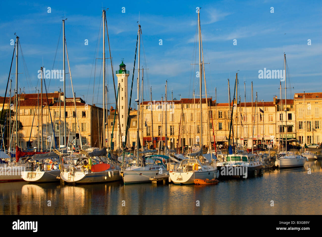 La Rochelle harbour in Poitou charentes France Stock Photo