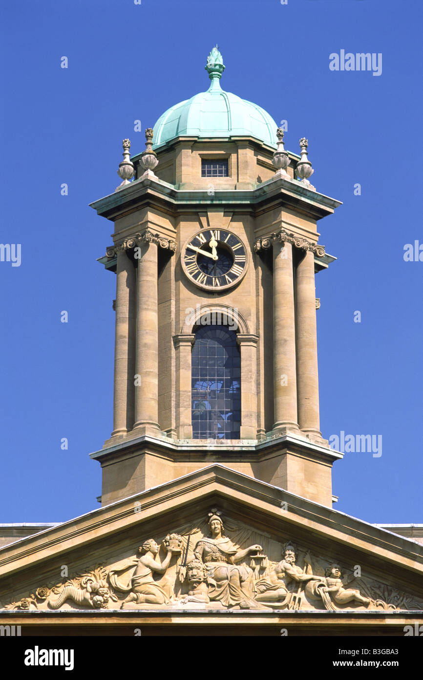 Chapel bell tower, Queen's College, High Street, Oxford. Stock Photo