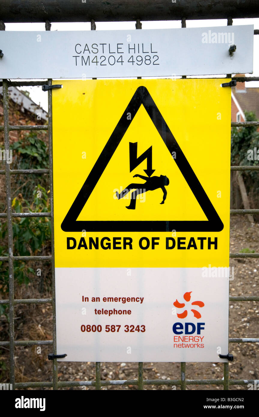 Substation Safety Signs
