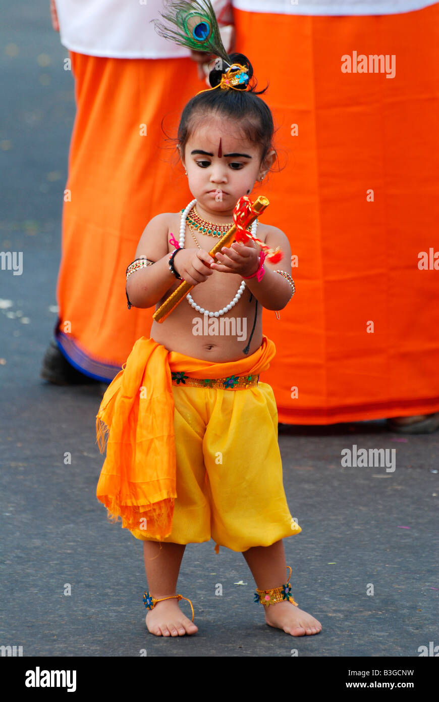 Little krishna small boy posing hi-res stock photography and ...