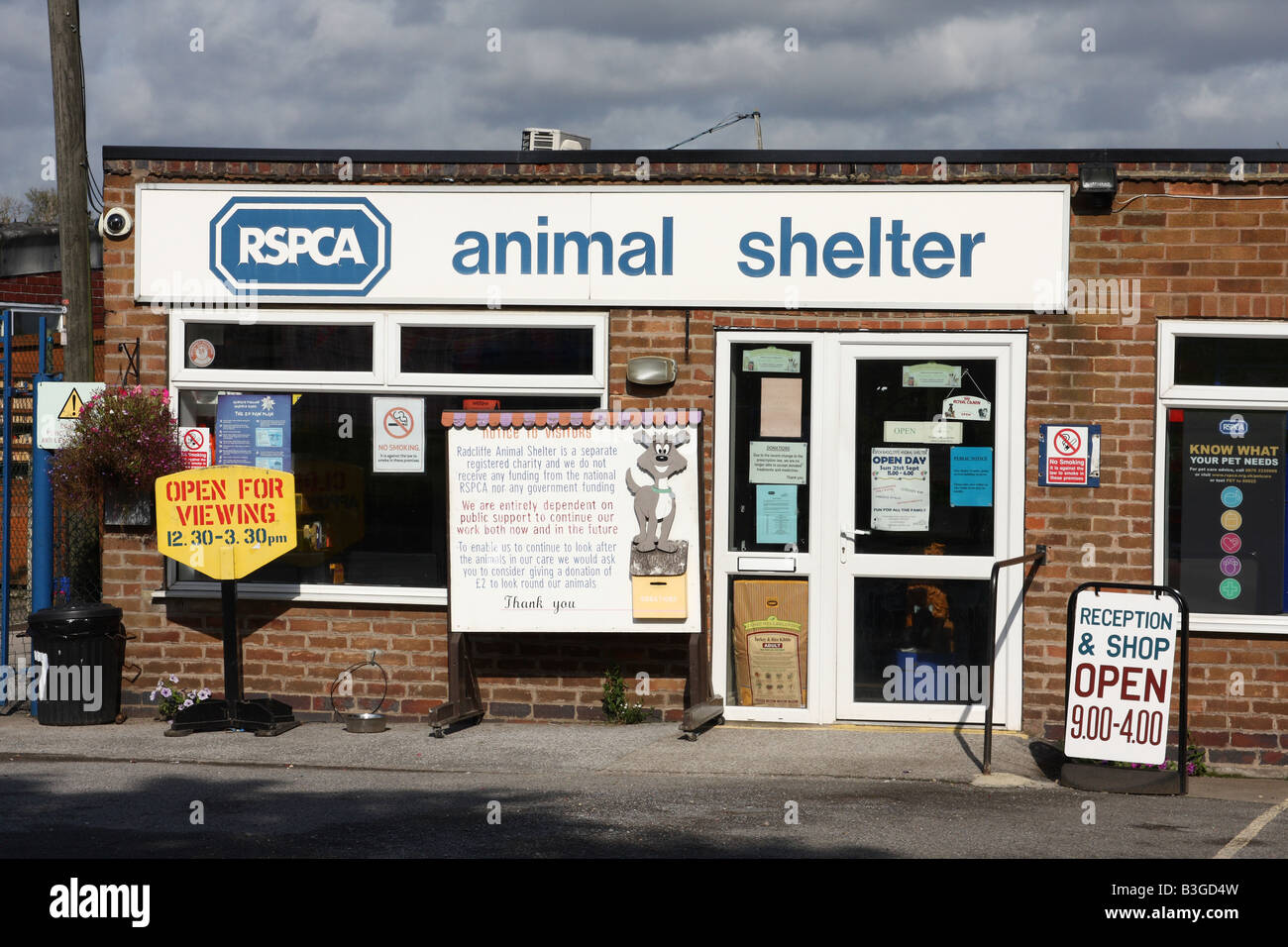 RSPCA animal shelter at Radcliffe-On-Trent, Nottingham, England, U.K. Stock Photo