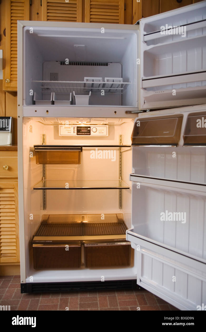 Inside of Refrigerator Stock Photo Alamy