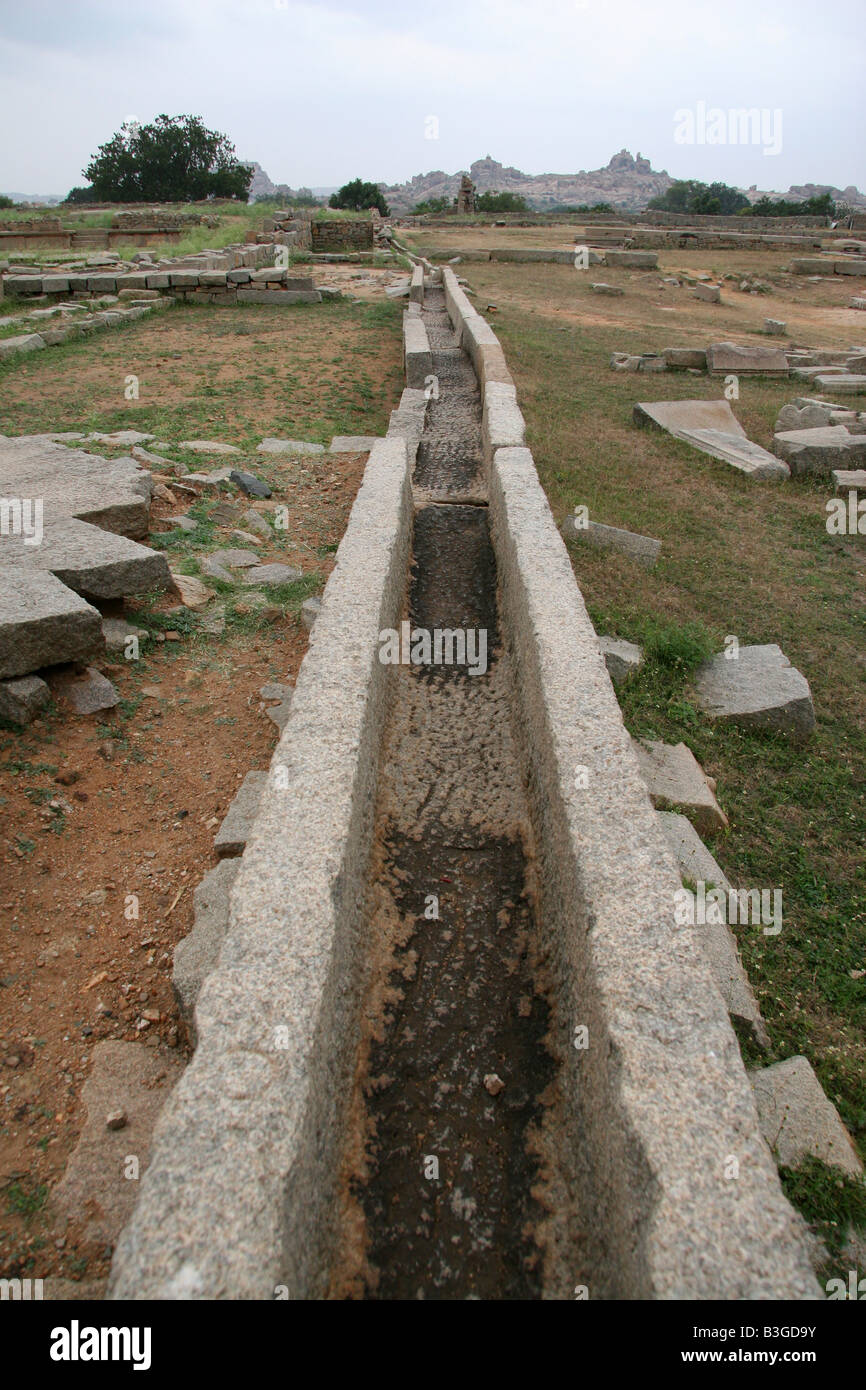 An irrigation canal in Hampi, India Stock Photo Alamy
