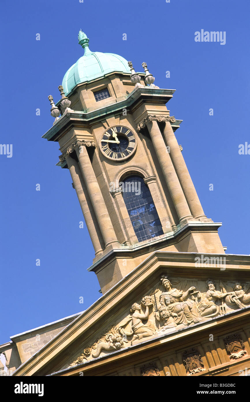 Chapel bell tower, Queen's College, High Street, Oxford. Stock Photo