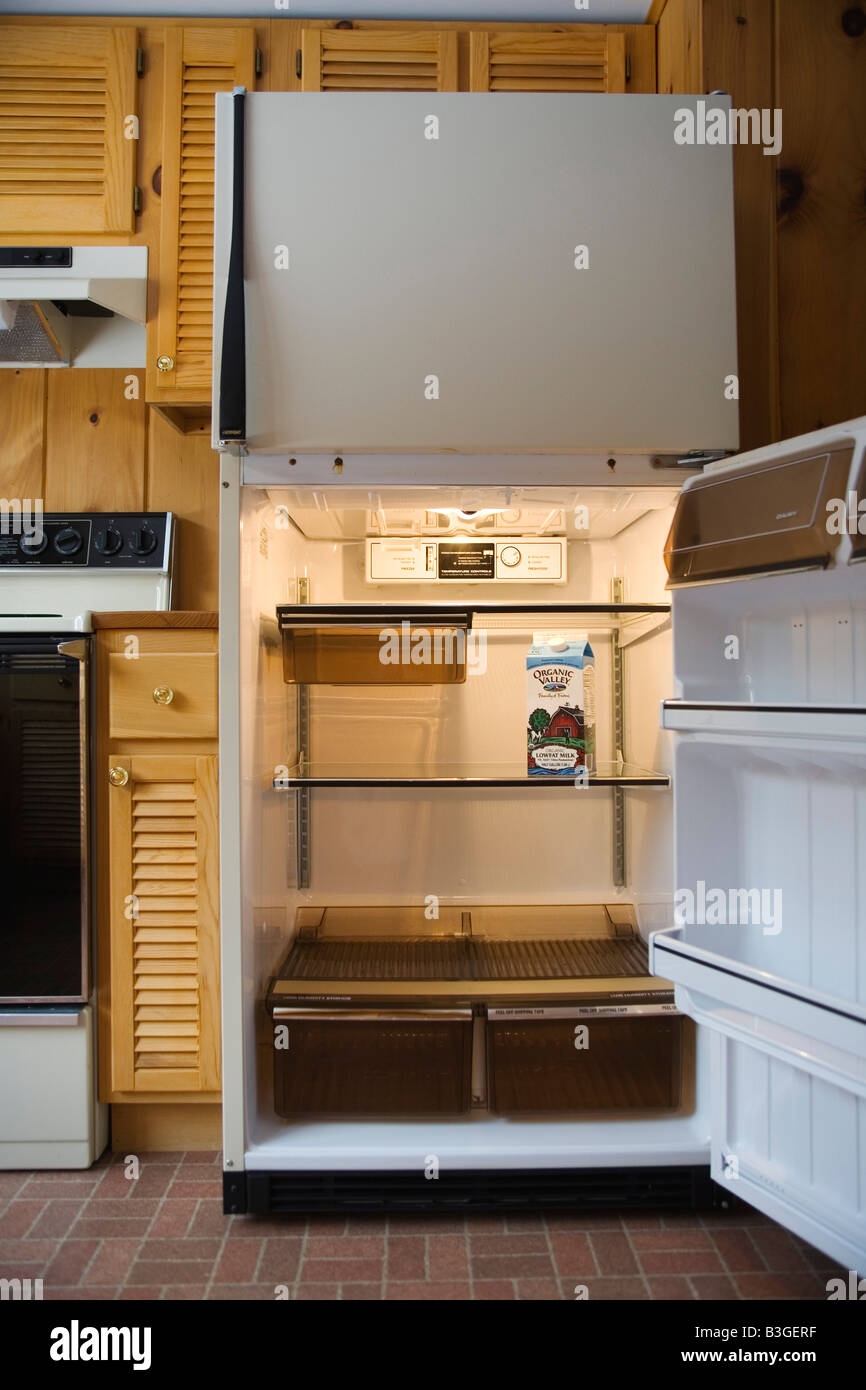Inside of Refrigerator Stock Photo - Alamy