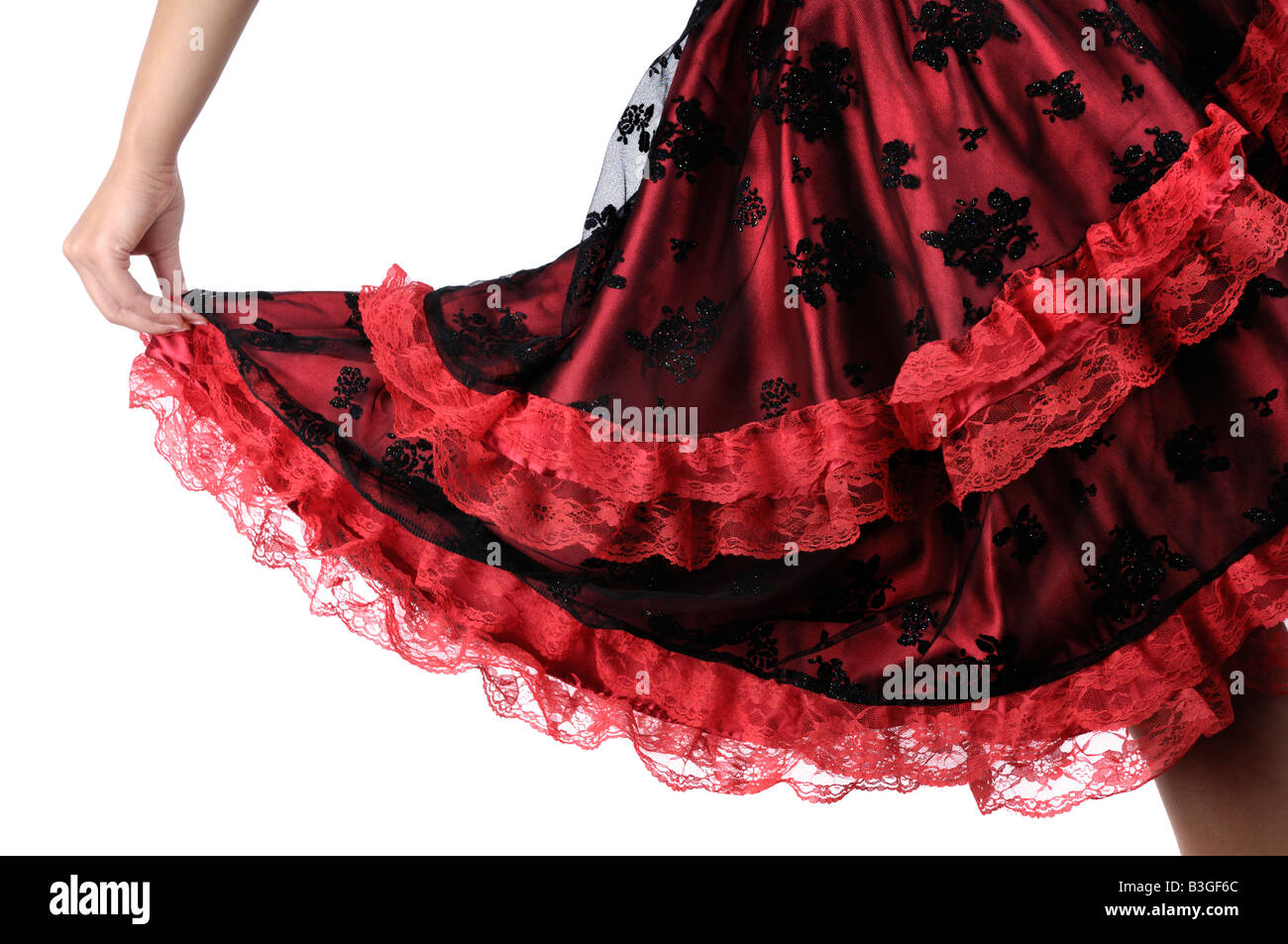 Woman in red dress Stock Photo - Alamy