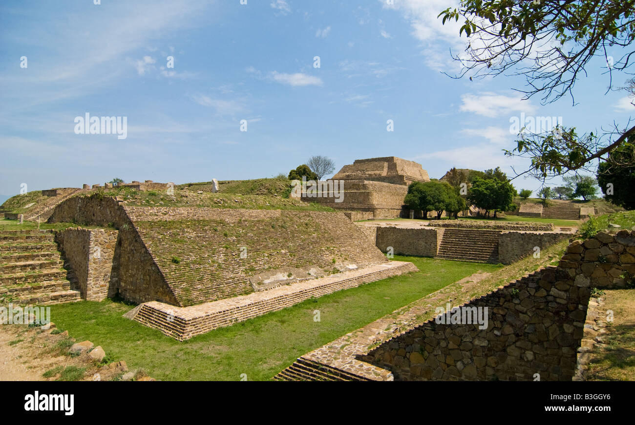 Ball court of Monte Alban, Oaxaca, Mexico Stock Photo Alamy