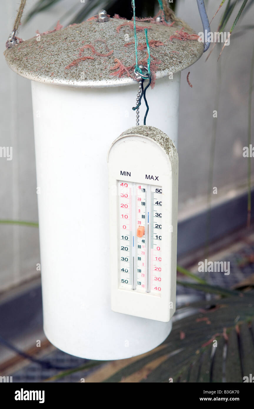 Greenhouse thermometer hi-res stock photography and images - Alamy