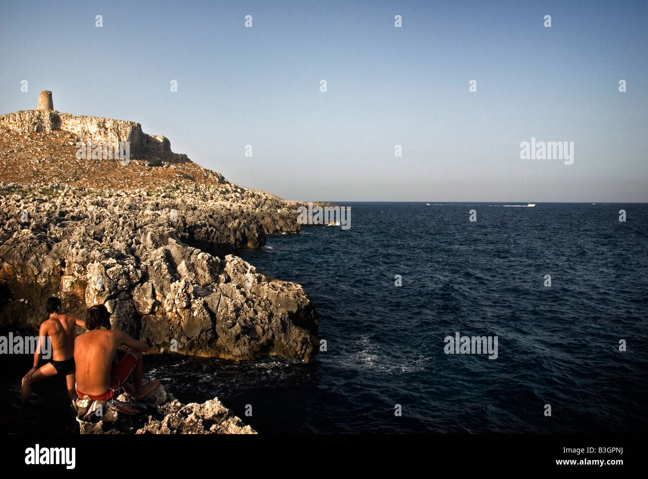 Puglia sea, Italy Stock Photo