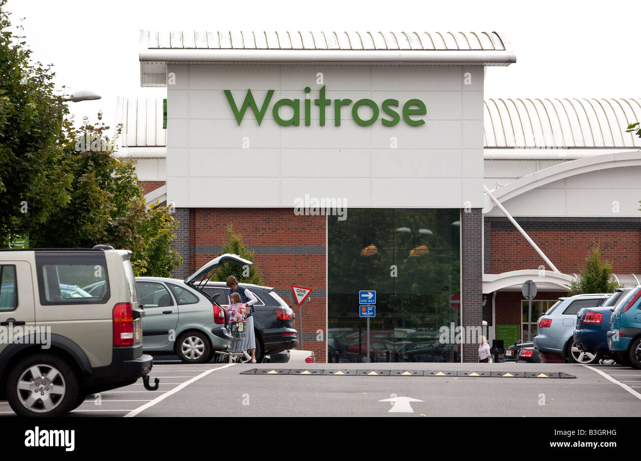 Waitrose supermarket Droitwich Worcestershire England UK Stock Photo