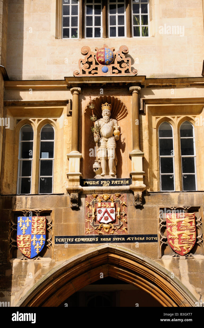 Detail of trinity college Clock Tower, Cambridge England UK Stock Photo Alamy