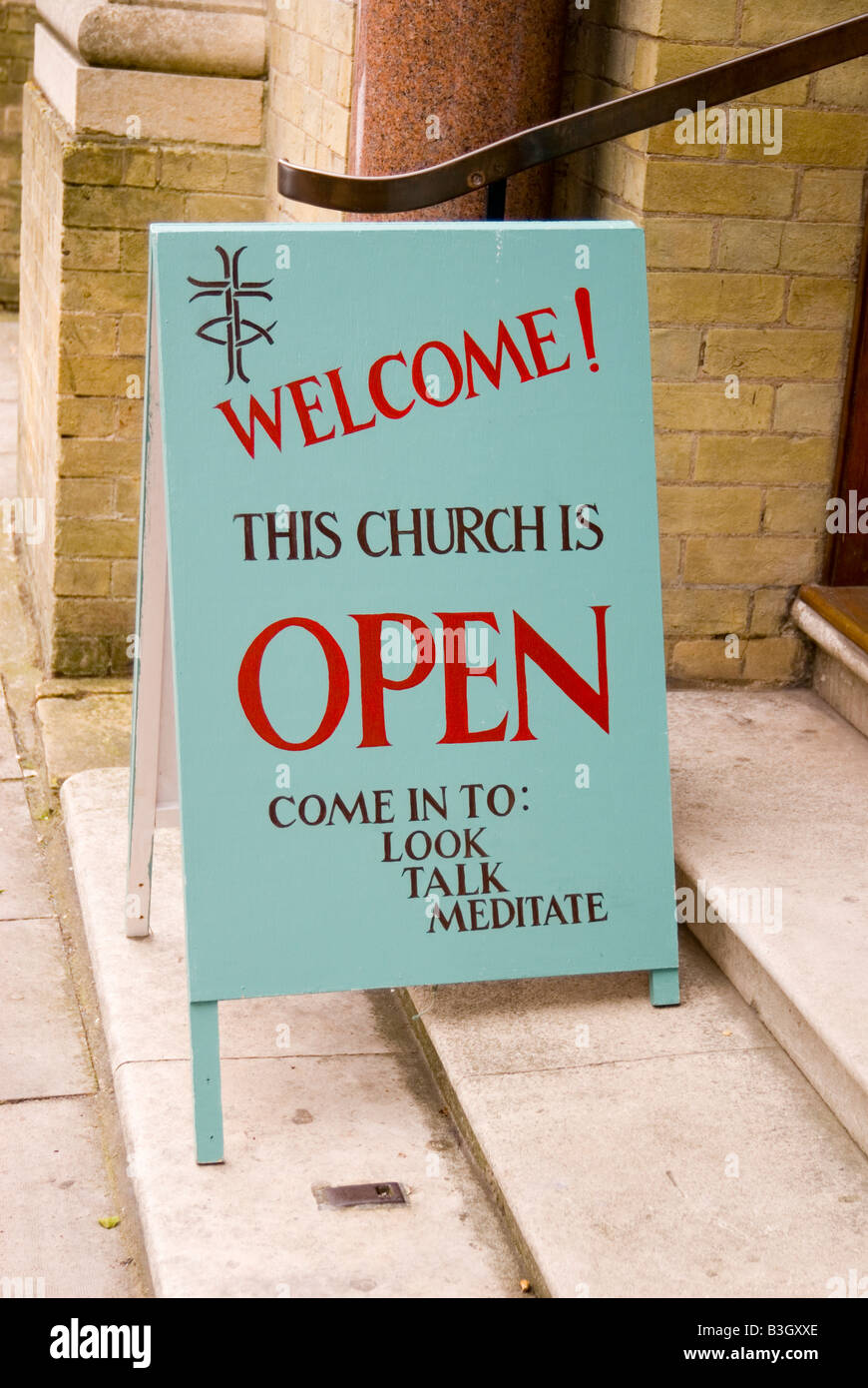 Welcome to church hi-res stock photography and images - Alamy