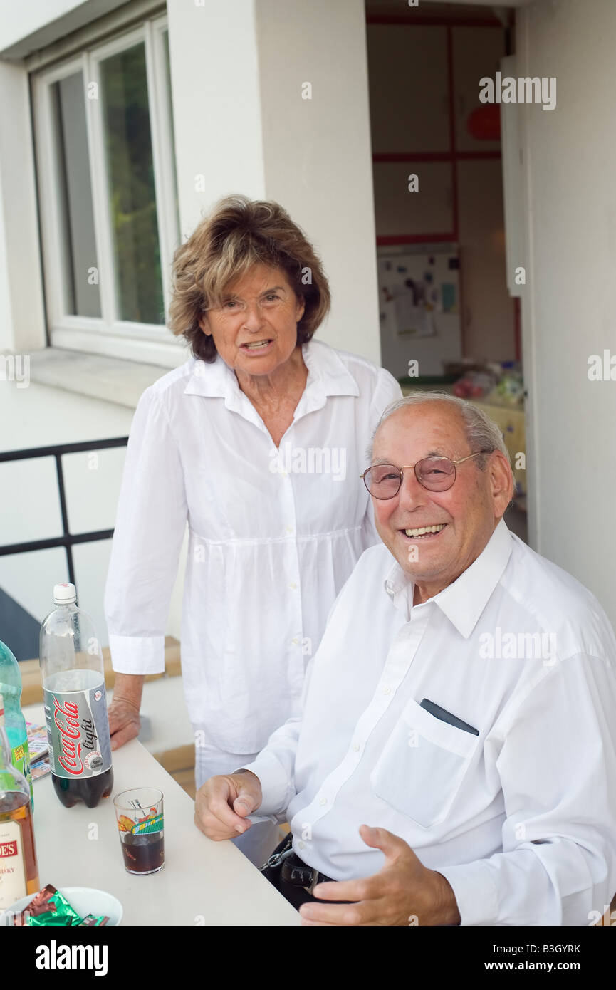 Older couples having fun hi-res stock photography and images - Alamy