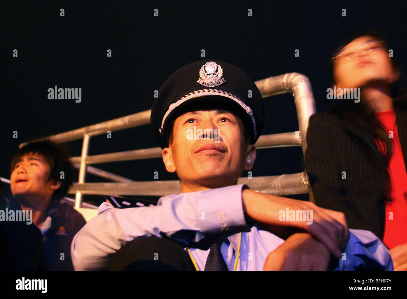 Chinese Cop Stock Photo