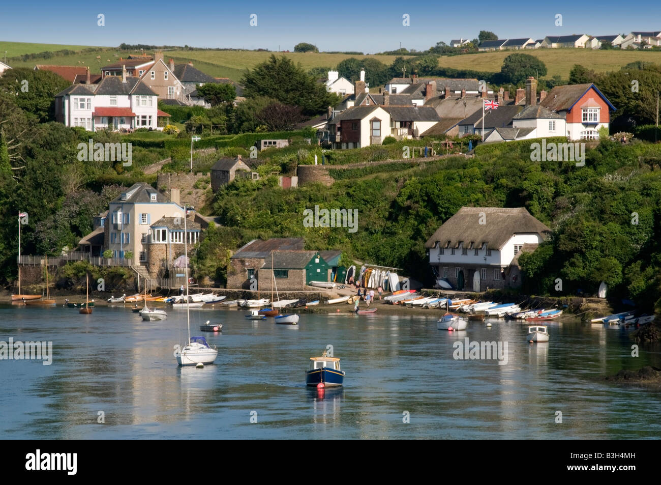 estuary of the river avon bantham south hams devon england uk Stock