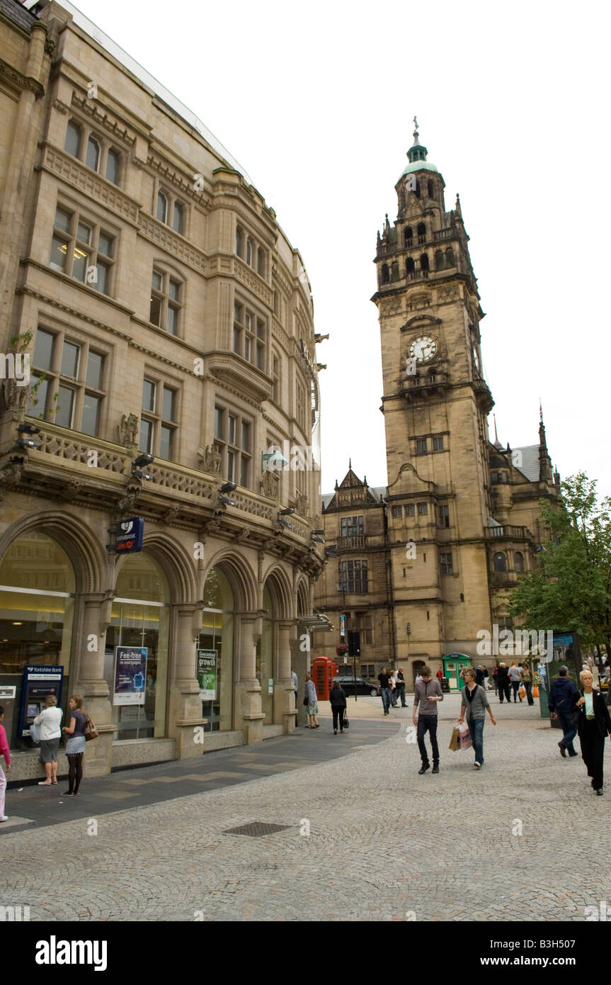 Sheffield city centre Stock Photo Alamy