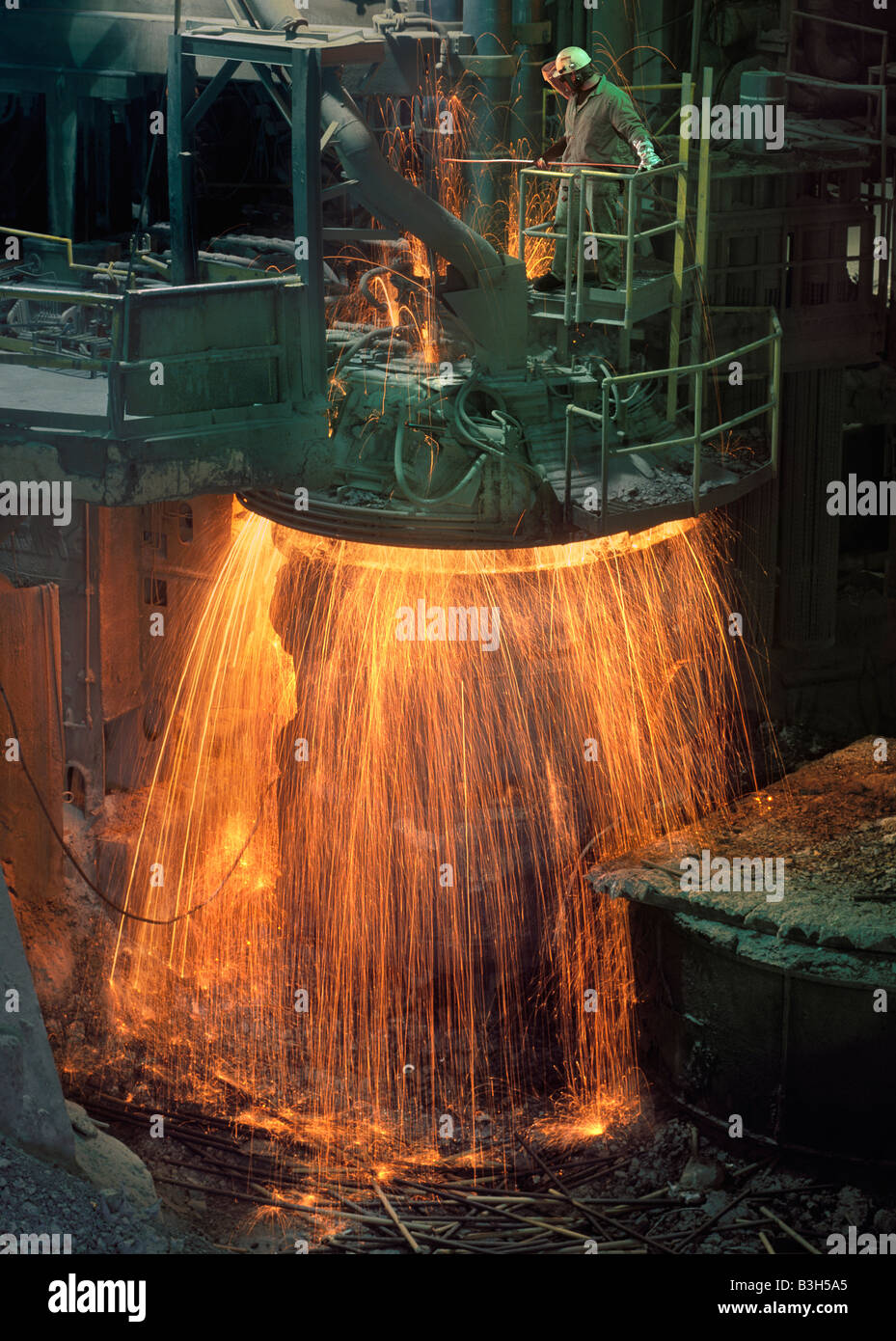 Steel Mill NJ Stock Photo