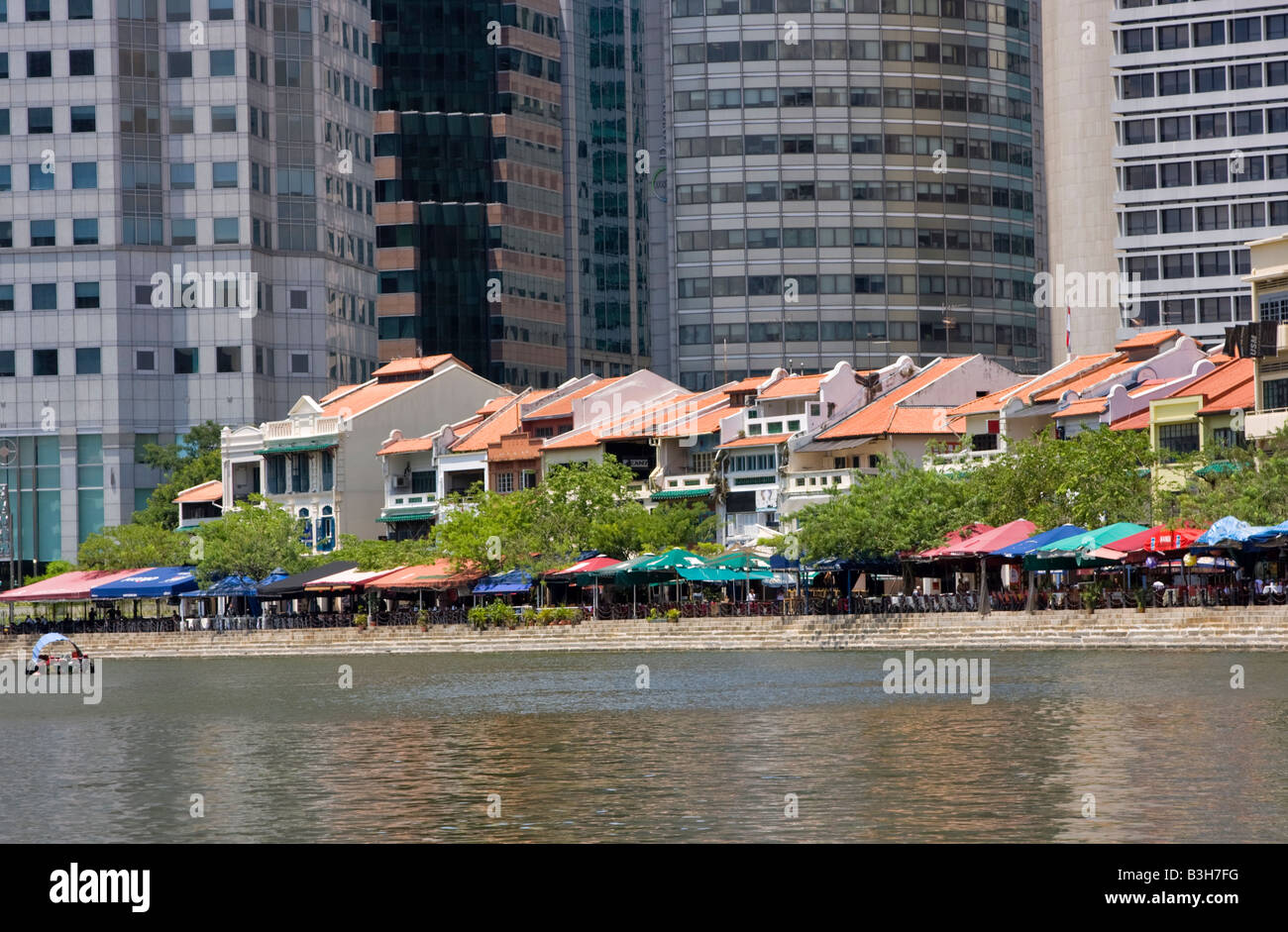 Boat Quay, Singapore Stock Photo Alamy