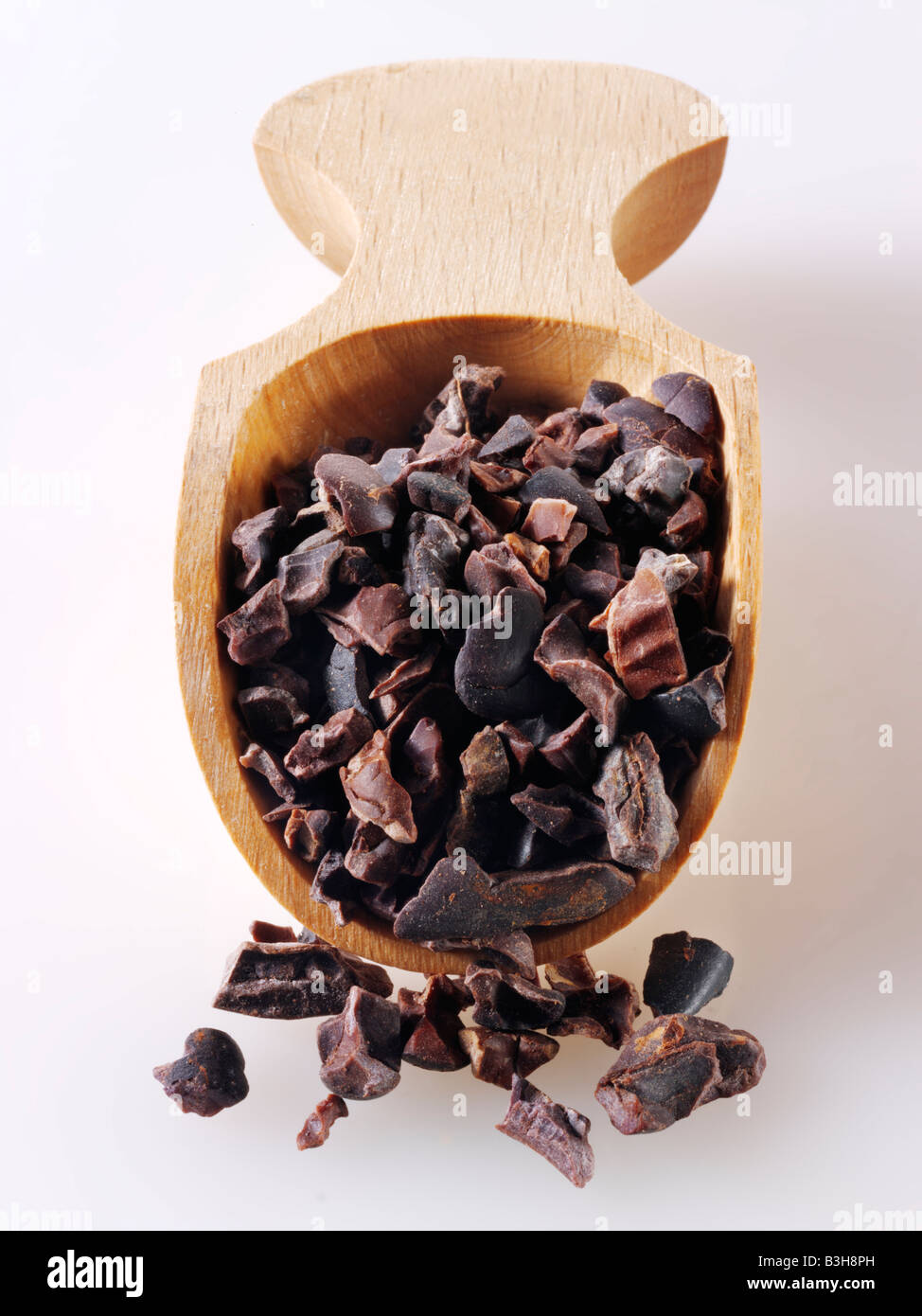 Cacao Nibs - superfood - an anti-oxidant and with neurotransmitters Stock Photo
