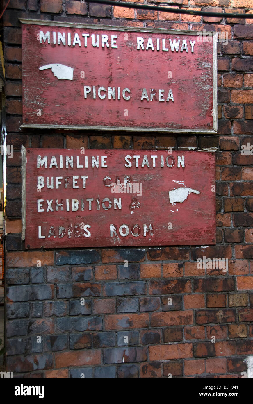 Faded signs at West Coast Railway's Carnforth Locomotive Depot ...