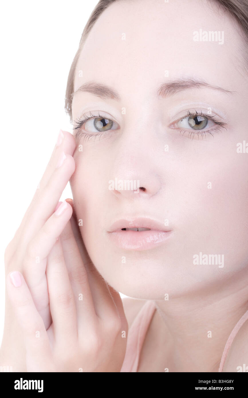 portrait of a beautiful young woman Stock Photo - Alamy