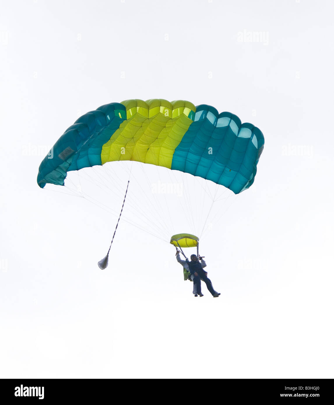 tandem parachute jump Stock Photo Alamy
