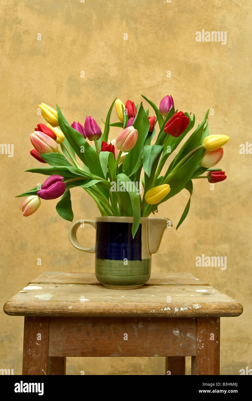 bouquet of tulips Stock Photo - Alamy