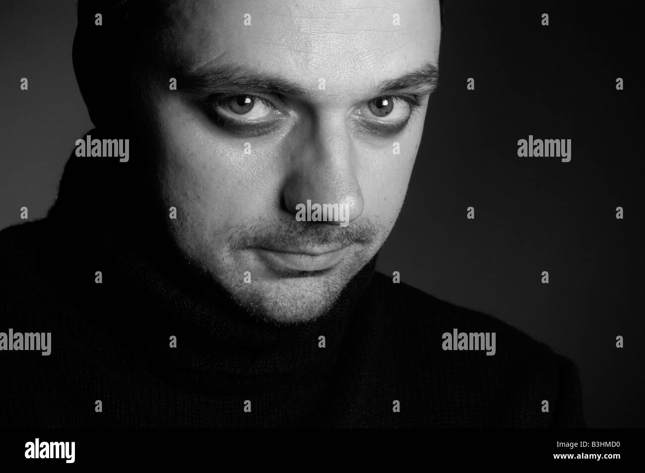 man in black Stock Photo Alamy