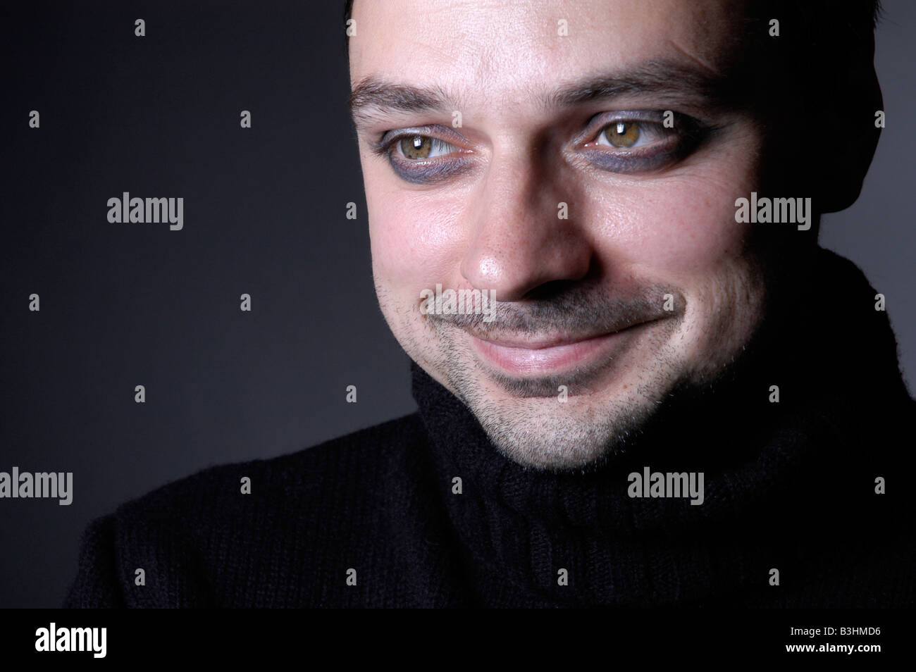 man in black Stock Photo Alamy