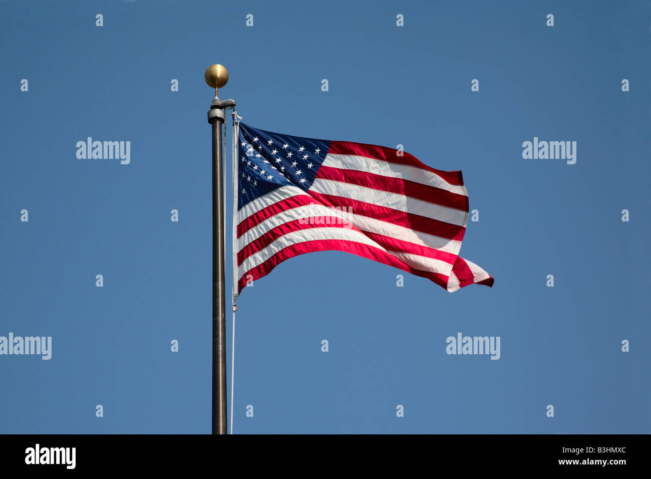 Rippling american flag hi-res stock photography and images - Alamy