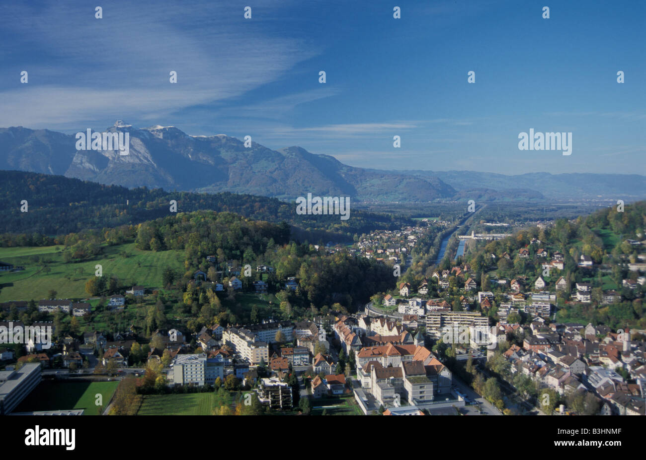 View of Feldkirch Stock Photo