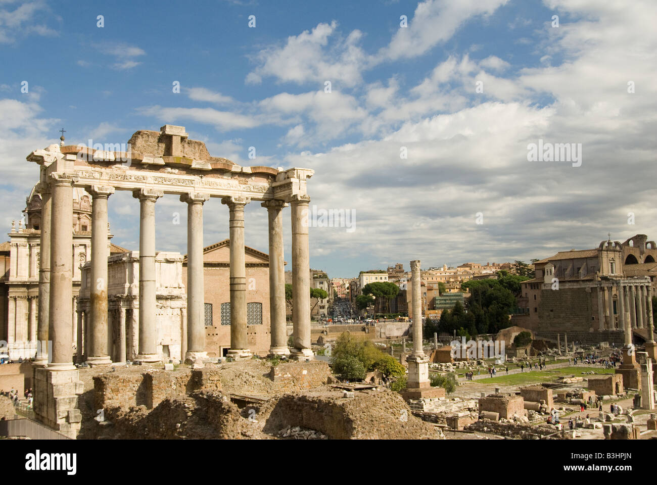 Ruins at the roman forum in rome hi-res stock photography and images ...