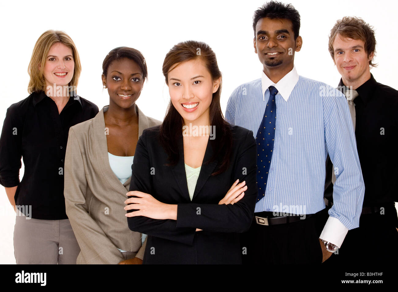 A diverse and multi-cultural business team Stock Photo - Alamy